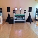 Dekoracja urodzinowa stanowiska DJ-a