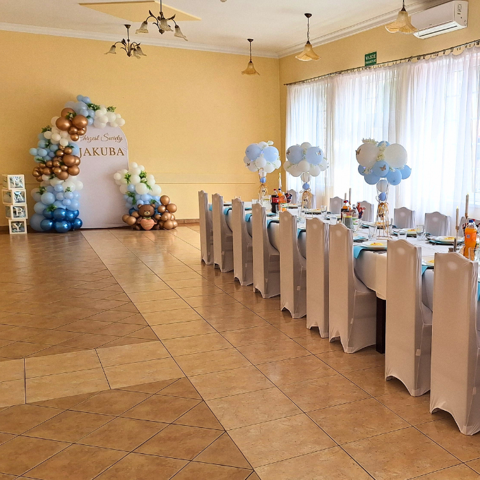 Dekoracja na chrzciny dla chłopca