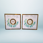 Podziękowanie w drewnianym pudełku dla chrzestnych