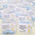 Podziękowanie komunijne z krówką dla chłopca