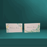 Winietki na stół motyw roślinny