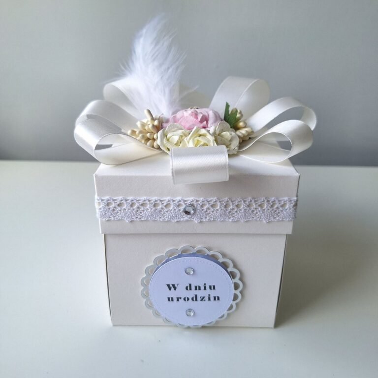 Exploding box na urodziny – wzór 11