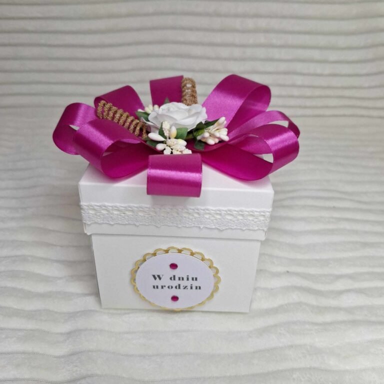 Exploding box na urodziny – wzór 7