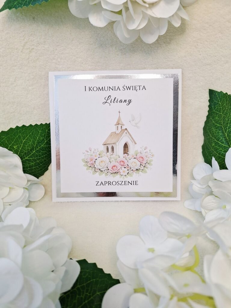Zaproszenie komunijne – wzór 108