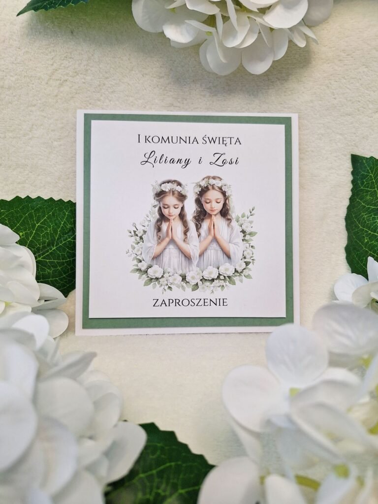 Zaproszenie komunijne – wzór 115