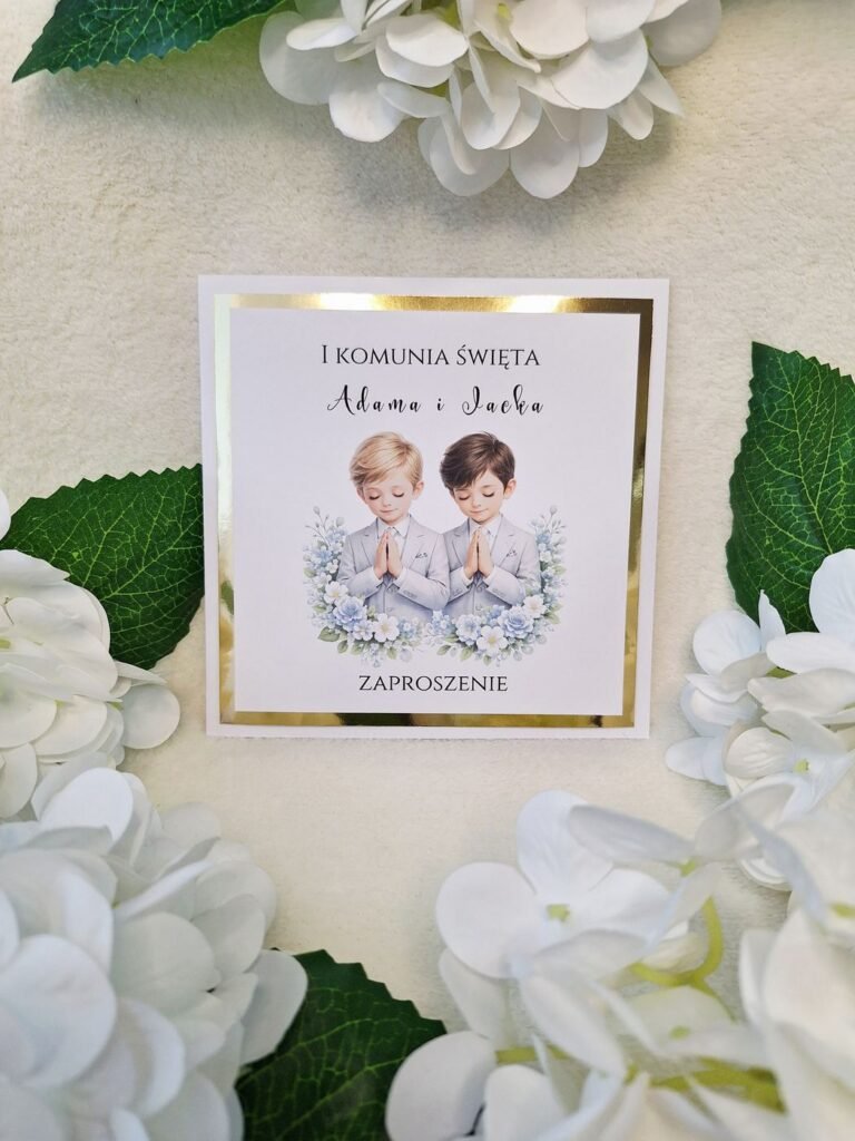 Zaproszenie komunijne – wzór 98