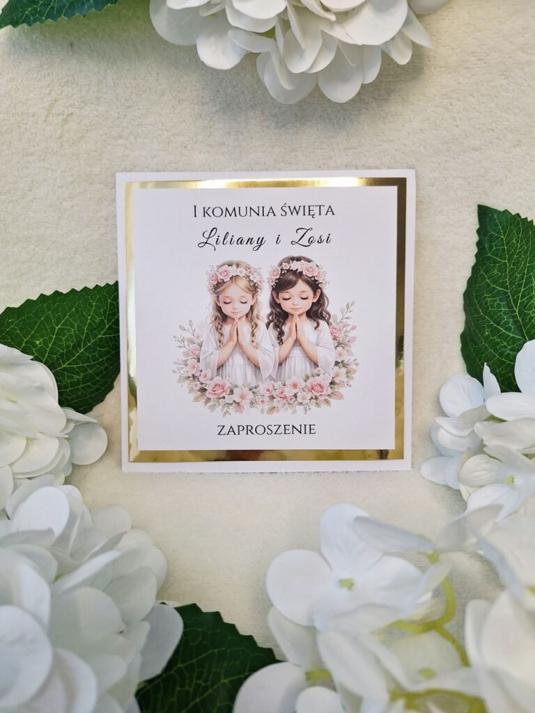Zaproszenie komunijne – wzór 99