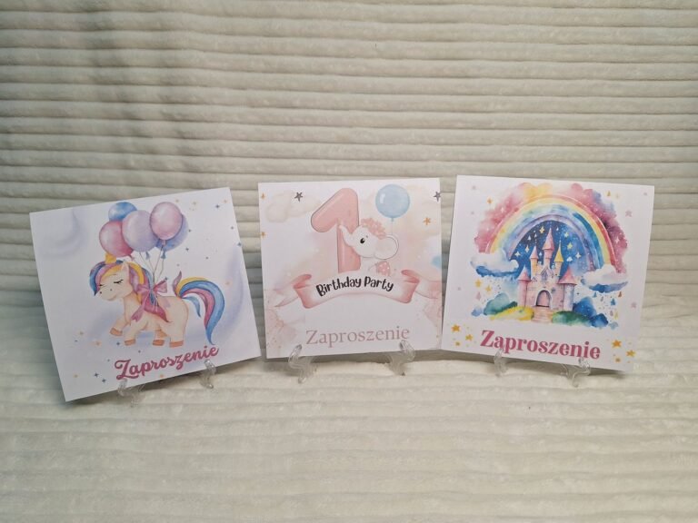 Zaproszenie na urodziny dziecka – wzór 9