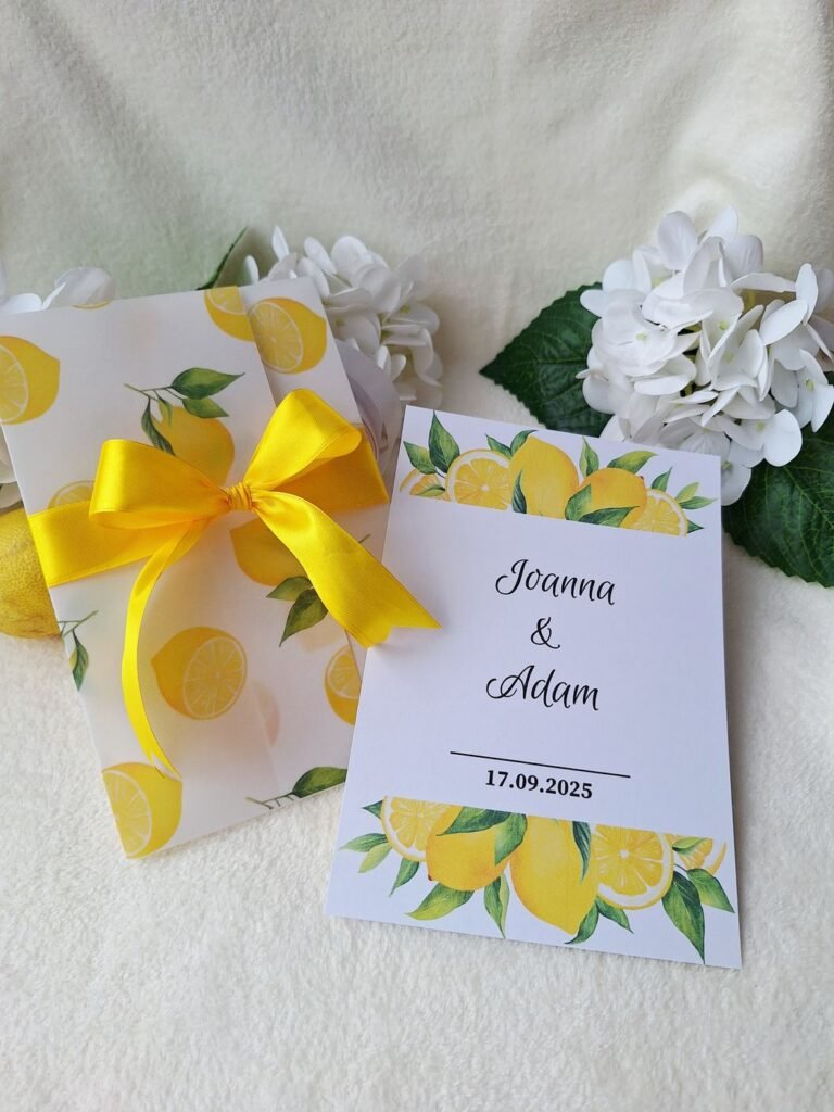 Zaproszenie ślubne – wzór 40