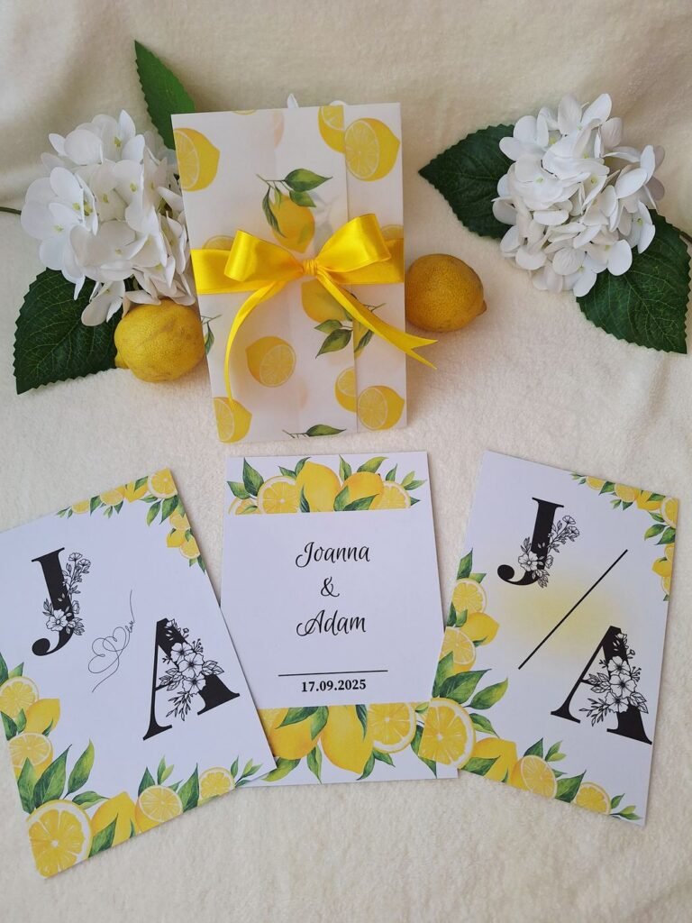 Zaproszenie ślubne – wzór 47